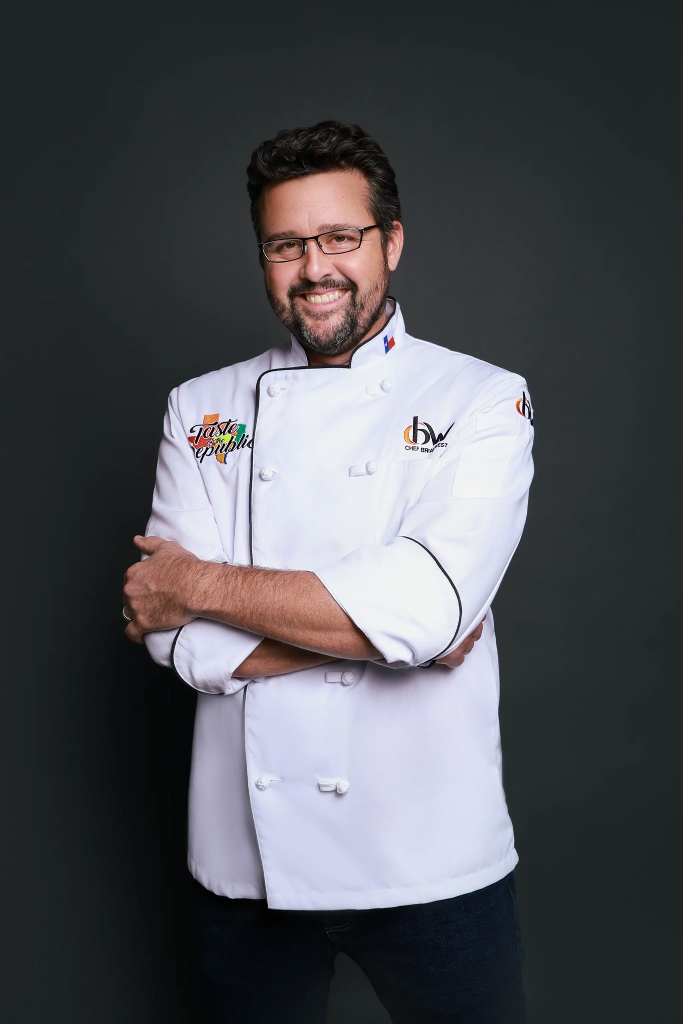 Chef Brian West consulting in a professional kitchen