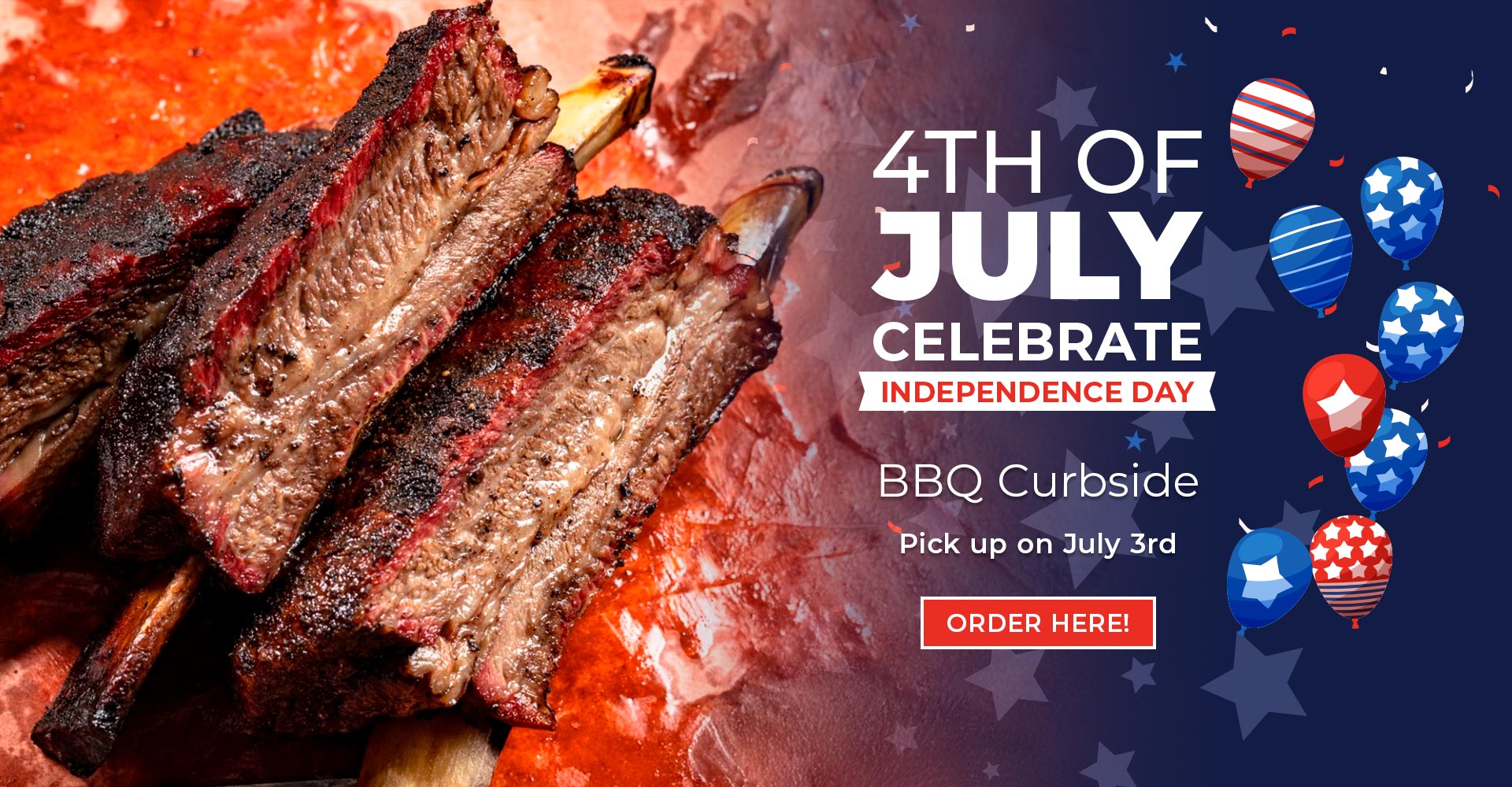 4th of July BBQ Curbdide
